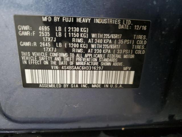 4S4BSAAC6H3316297 Subaru Outback 2.5i