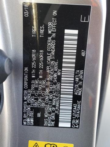 2018 LEXUS NX JTJYARBZ8J2110880