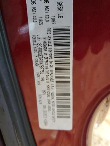 2019 DODGE GRAND CARA - 2C4RDGEG2KR788752