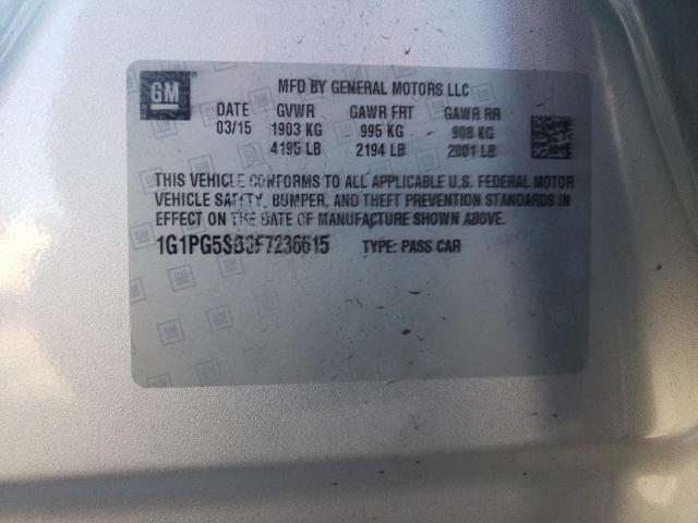 2015 CHEVROLET CRUZE LTZ - 1G1PG5SB0F7236615