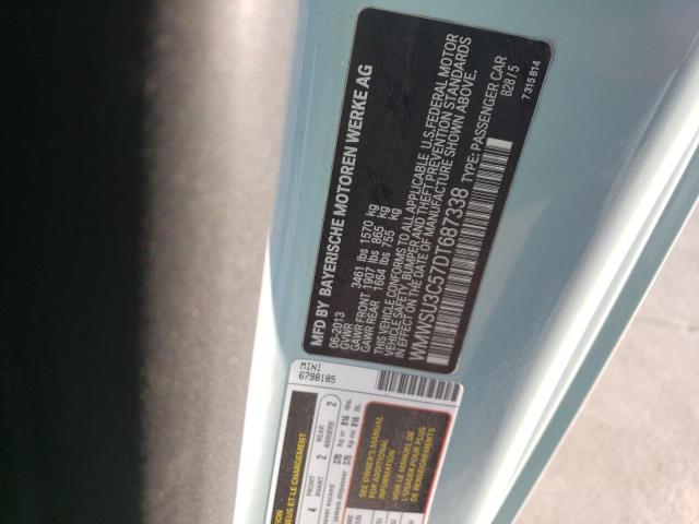 WMWSU3C57DT687338 Mini Cooper
