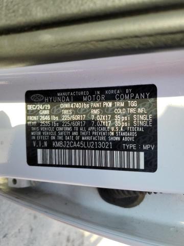 2020 HYUNDAI TUCSON SE - KM8J2CA45LU213021