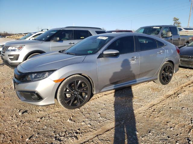 Salvage cars for sale at Oklahoma City, OK auction: 2019 Honda Civic Sport