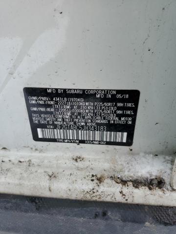 JF2GTABC5JH343183 Subaru Crosstrek