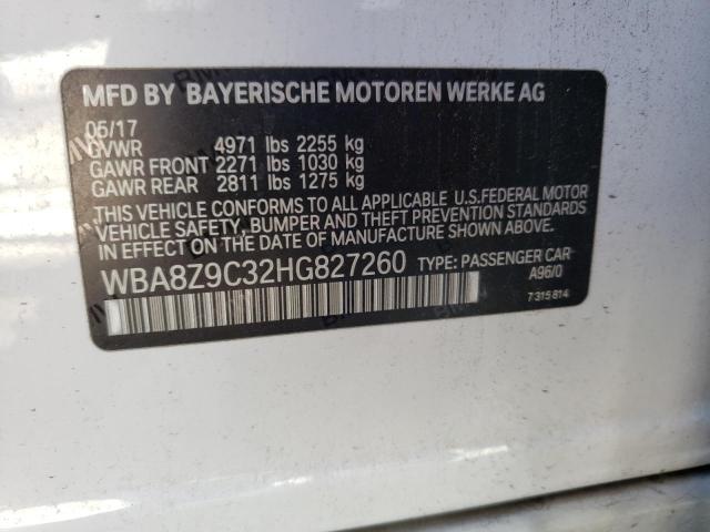 2017 BMW 330 XIGT WBA8Z9C32HG827260