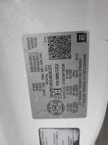 2019 GMC SAVANA 1GTW7BFG3K1363945