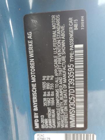 WMWSV3C57DT393595 Mini Cooper