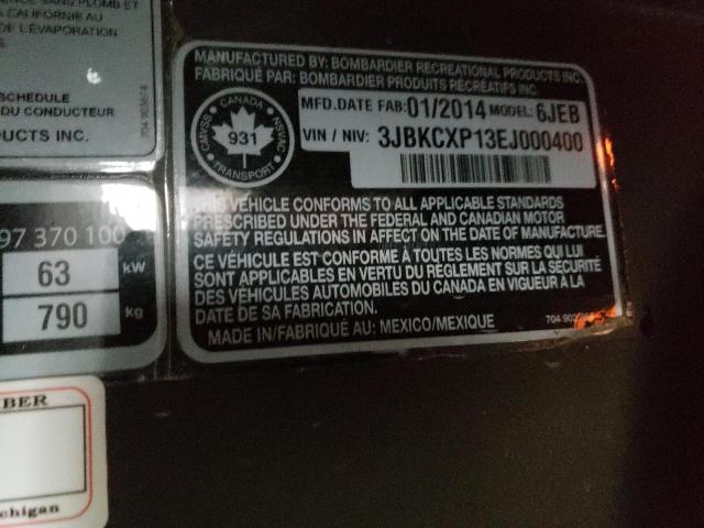 2014 CAN-AM COMMANDER - MI0008A342K050214