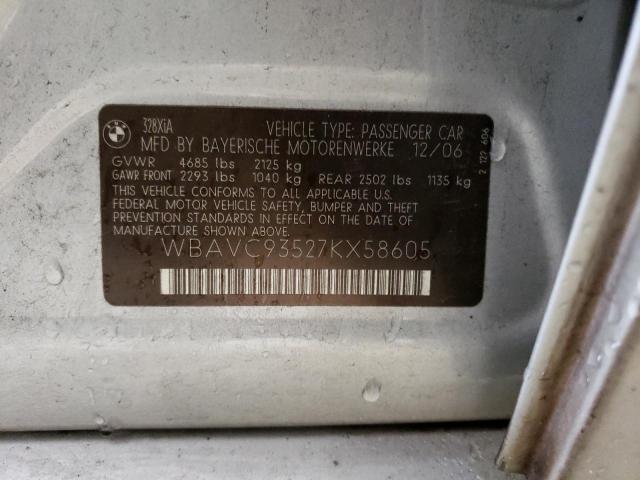 WBAVC93527KX58605 BMW 328 XI