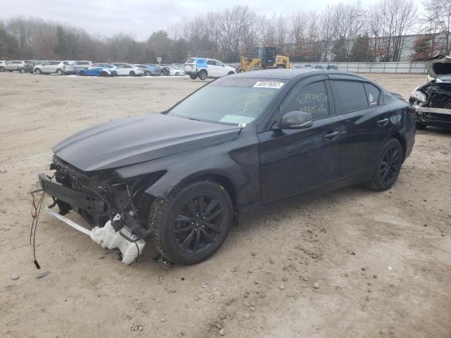 Salvage cars for sale from Copart Billerica, MA: 2015 Infiniti Q50 Base