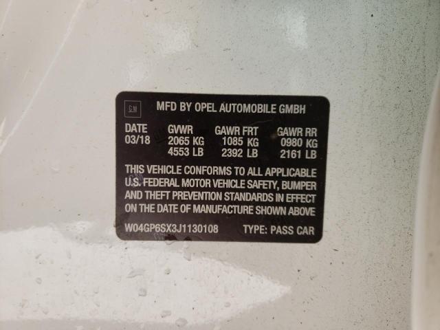 2018 BUICK REGAL ESSE - W04GP6SX3J1130108