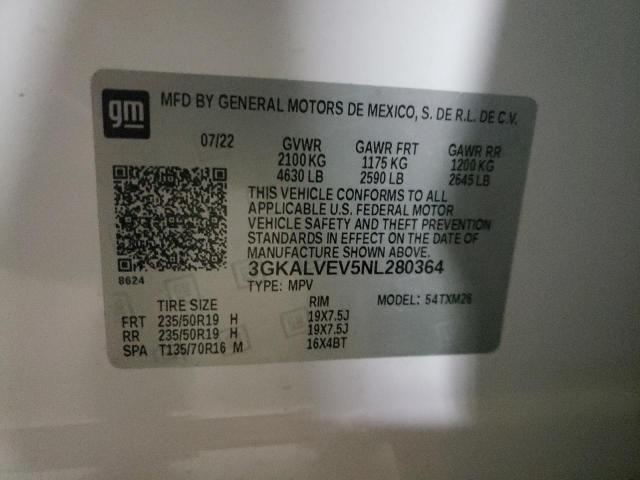 2022 GMC TERRAIN 3GKALVEV5NL280364