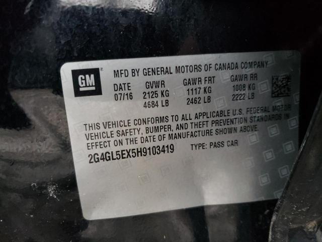 2017 BUICK REGAL SPOR - 2G4GL5EX5H9103419