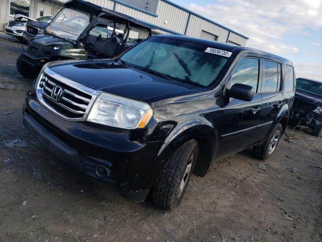 Salvage cars for sale from Copart Earlington, KY: 2012 Honda Pilot LX