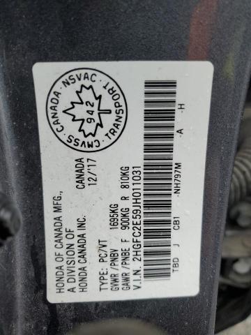 2018 HONDA CIVIC LX - 2HGFC2E59JH011031