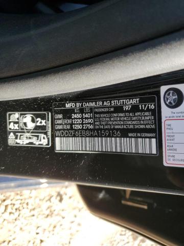 2017 MERCEDES-BENZ E 43 4MATI WDDZF6EB8HA159136