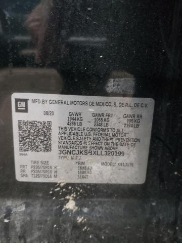 3GNCJKSBXLL320199 CHEVROLET TRAX 2020