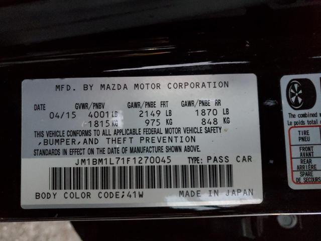 JM1BM1L71F1270045 Mazda 3 TOURING