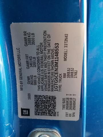 2021 GMC CANYON ELE 1GTG5CEN3M1148553