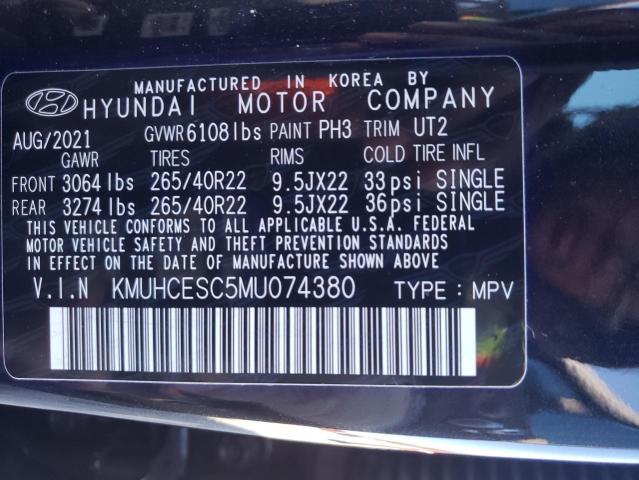 2021 GENESIS GV80 BASE KMUHCESC5MU074380