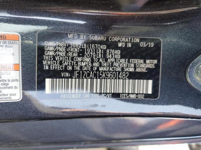 JF1ZCAC15K9601482 Subaru Brz Limited