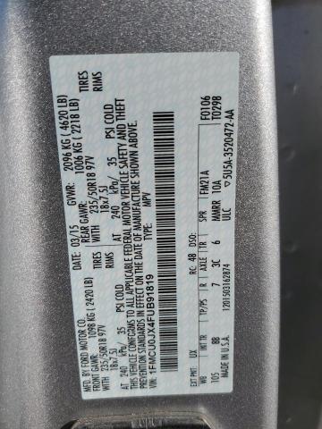 2015 FORD ESCAPE TIT - 1FMCU0JX4FUB91819
