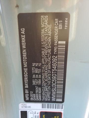 WMWSU3C59DT546092 Mini Cooper