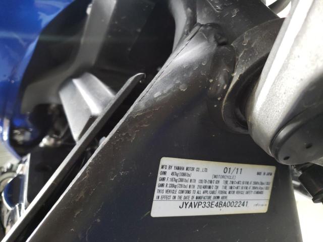 2011 YAMAHA XVS1300 CU JYAVP33E4BA002241
