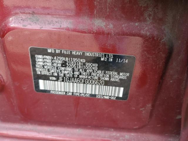 JF1GJAA60FG006620 Subaru Impreza