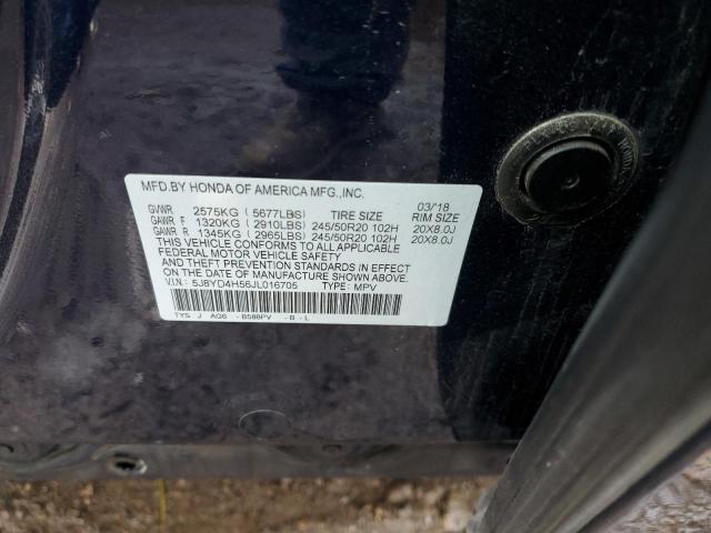 2018 ACURA MDX TECHNO - 5J8YD4H56JL016705