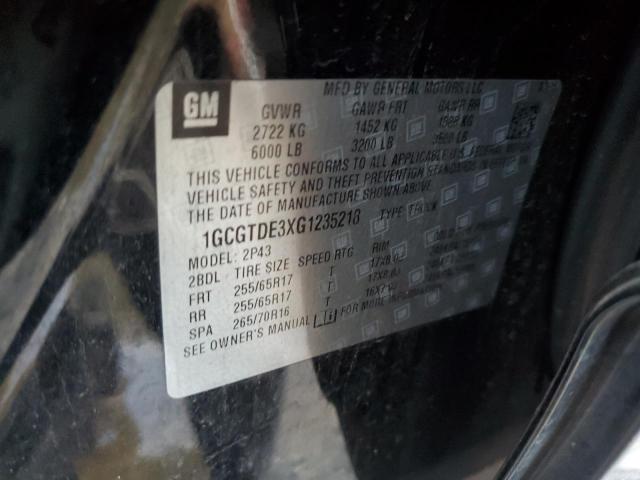 2016 CHEVROLET COLORADO Z - 1GCGTDE3XG1235218