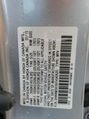 2HKRM3H76FH542620 | 2015 HONDA CR-V EXL