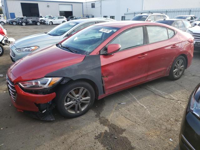 Salvage cars for sale from Copart Vallejo, CA: 2018 Hyundai Elantra SE