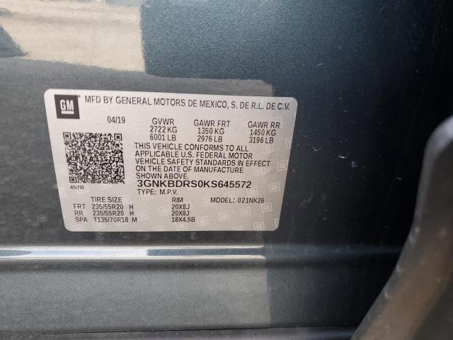 2019 CHEVROLET BLAZER 3LT - 3GNKBDRS0KS645572