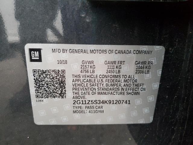 2019 CHEVROLET IMPALA LT - 2G11Z5S34K9120741
