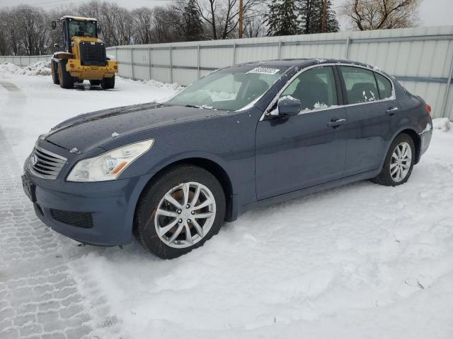 Salvage cars for sale from Copart Blaine, MN: 2009 Infiniti G37