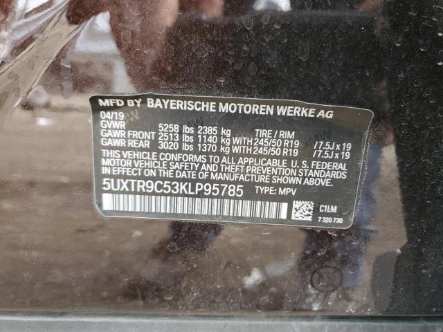 5UXTR9C53KLP95785 BMW X3 Xdrive30i