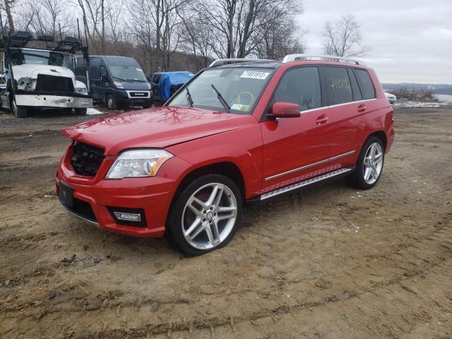 Mercedes Benz GLK 350 красный