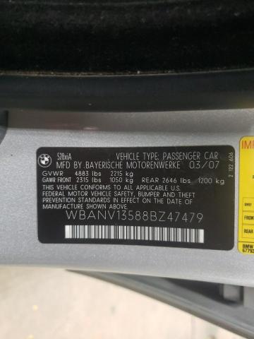 WBANV13588BZ47479 BMW 528 XI