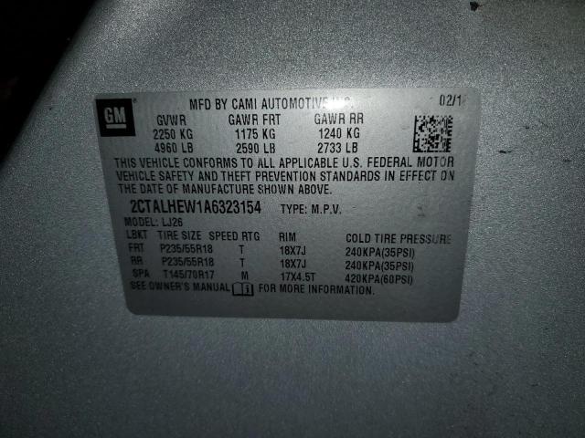 2CTALHEW1A6323154 GMC Terrain Slt