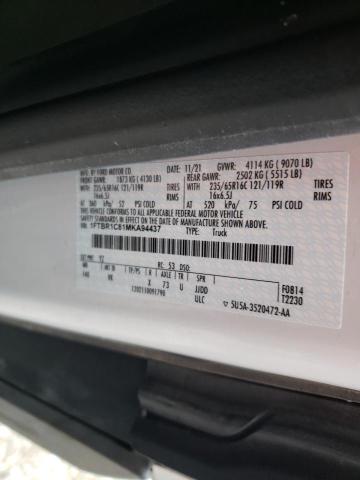 2021 FORD TRANSIT T- - 1FTBR1C81MKA94437