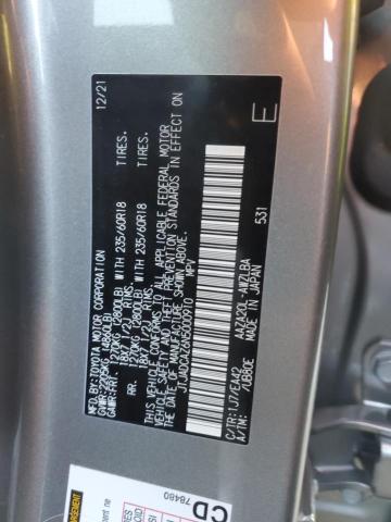 2022 LEXUS NX 250 JTJADCAZ6N5000910