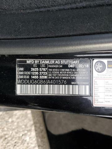 2018 MERCEDES-BENZ S 450 WDDUG6GB6JA401576