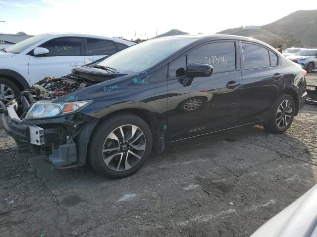 Salvage cars for sale from Copart Colton, CA: 2015 Honda Civic EX
