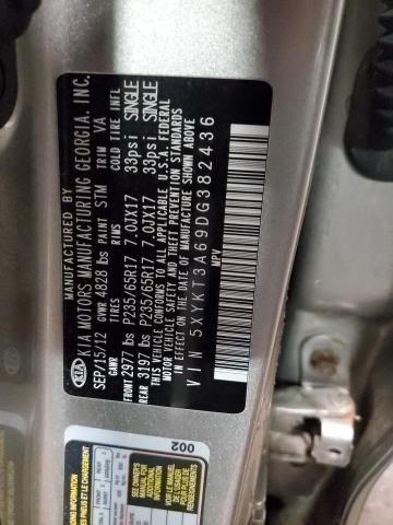 5XYKT3A69DG382436 KIA SORENTO LX
