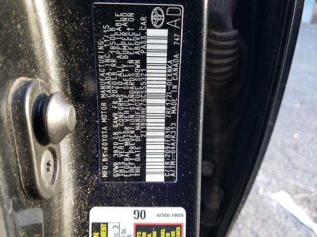 2T1BURHE7GC555321 Toyota COROLLA L