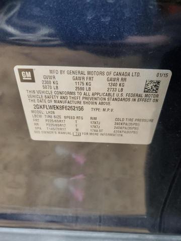 2GKFLWEK8F6262156 GMC Terrain Sle