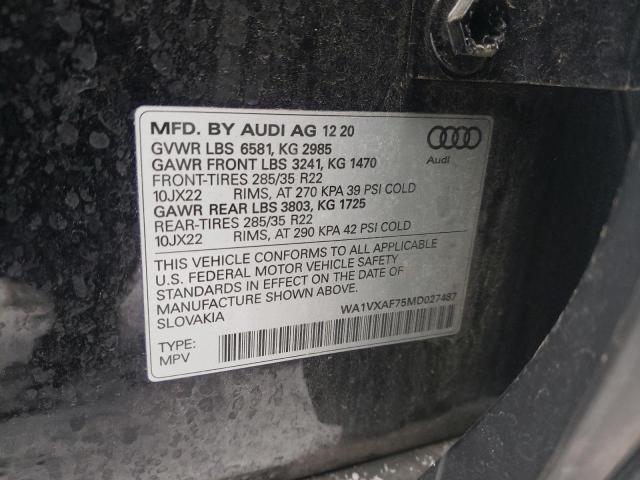 2021 AUDI Q7 PRESTIG - WA1VXAF75MD027487