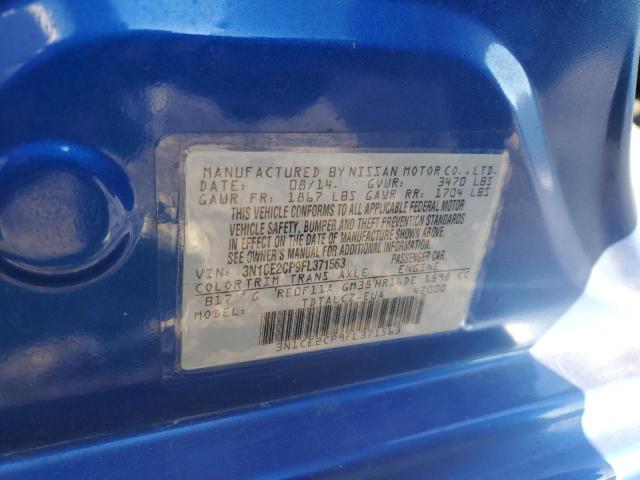 2015 NISSAN UK 3N1CE2CP9FL371563