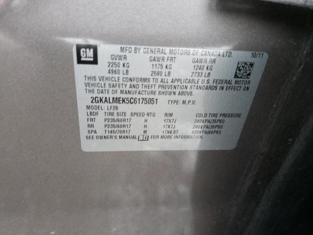 2GKALMEK5C6175051 GMC Terrain Sle